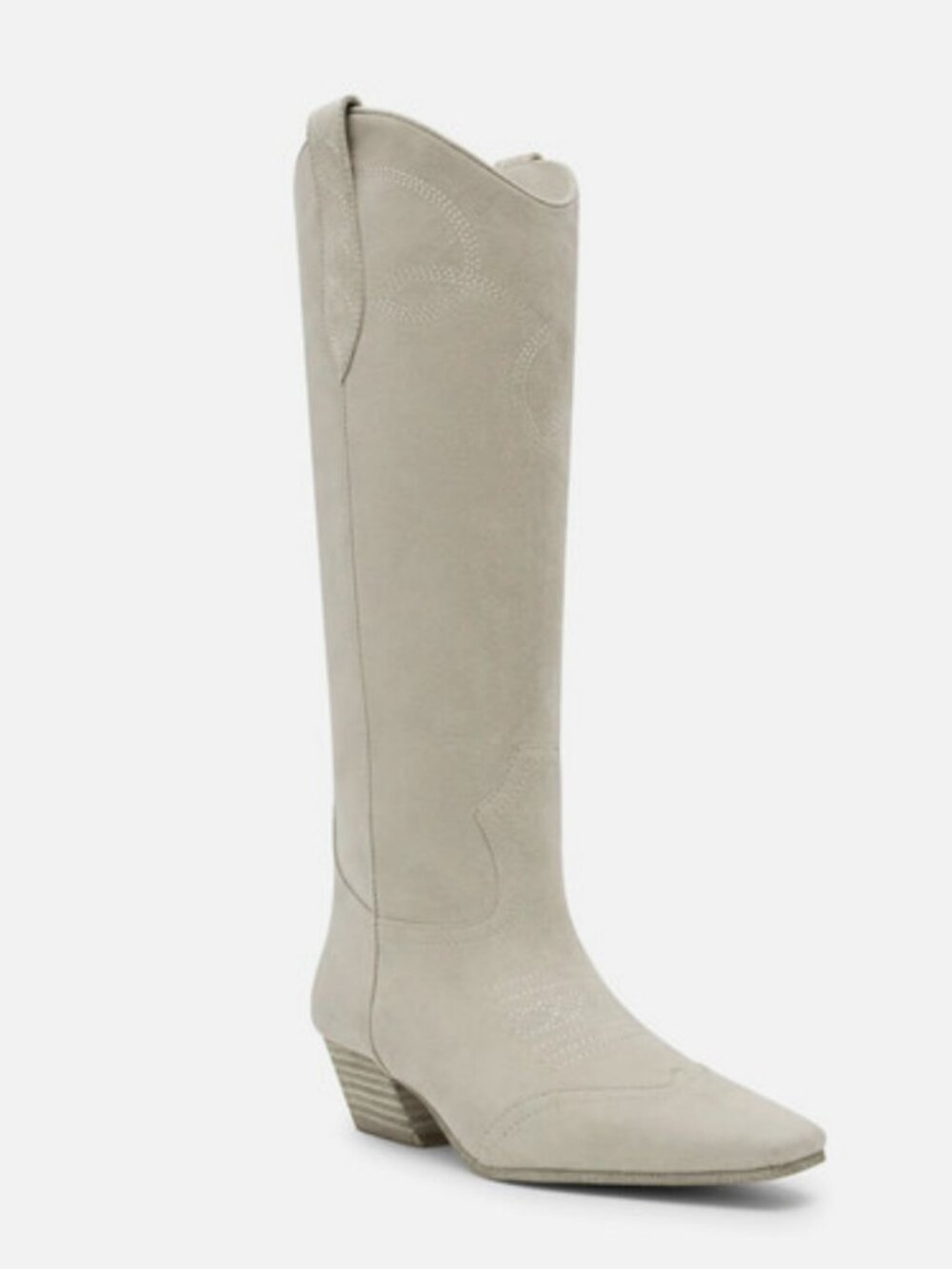 Steve Madden Women's Dollie Tall Western Boots - Sand Suede - 9